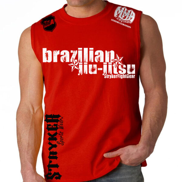Brazilian Jiu Jitsu Stryker Muscle Sleeveless Shirt