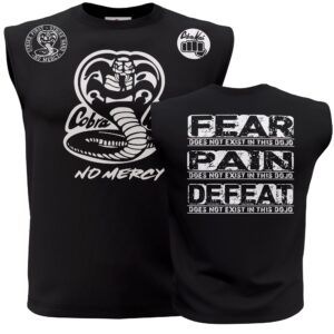CobraKaiFearPainDefeatDoesNotExistShoulderLogosSponsoredMMAFrontBackDesignAdultMuscleSleevelessTShirtBlack-WhiteLogos.jpg