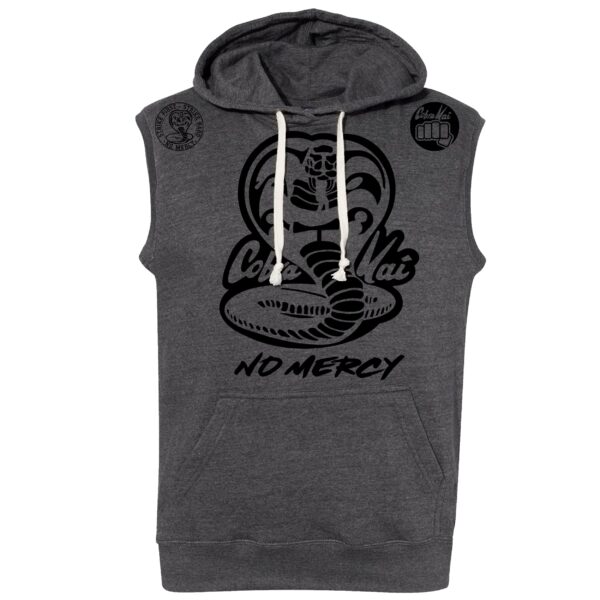 Cobra Kai No Mercy Karate Kid Netflix Tv Show Series Sleeveless Hoody Fleece Pullover