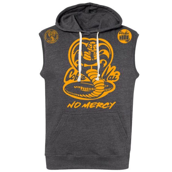 Cobra Kai No Mercy Karate Kid Netflix Tv Show Series Sleeveless Hoody Fleece Pullover
