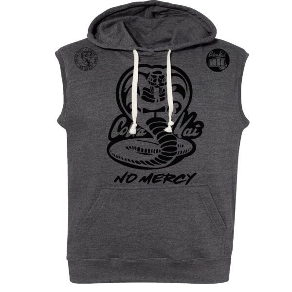 Cobra Kai No Mercy Karate Kid Netflix Tv Show Series Sleeveless Hoody Fleece Pullover