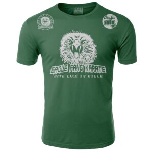 EagleFangKarateBiteLikeAnEagleCobraKaiSponsoredMMAFrontDesignAdultTShirtArmyGreen-WhiteLogos.jpg