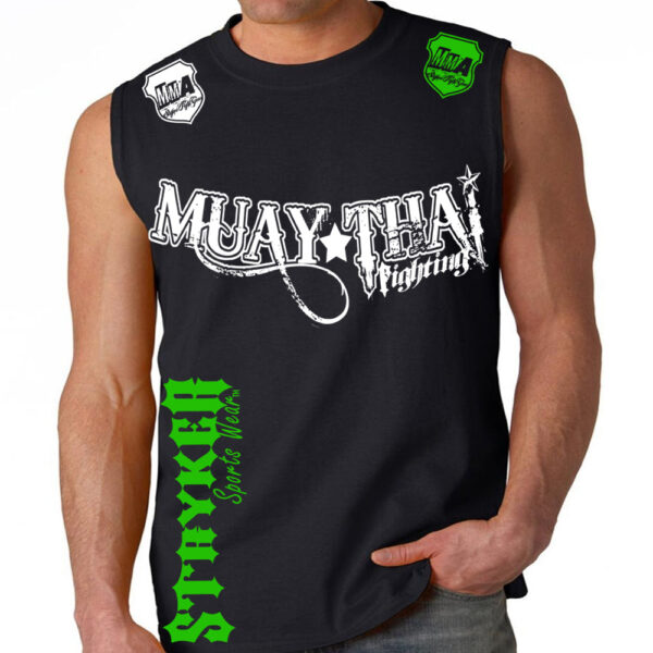 MUAY THAI FIGHTING STRYKER MMA MENS MUSCLE SHIRT