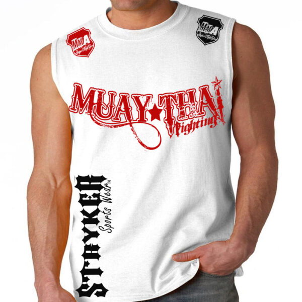MUAY THAI FIGHTING STRYKER MMA MENS MUSCLE SHIRT