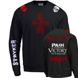 JIU JITSU STRYKER PAIN IS TEMPORARY VICTORY IS FOREVER CREW NECK SWEATSHIRT
