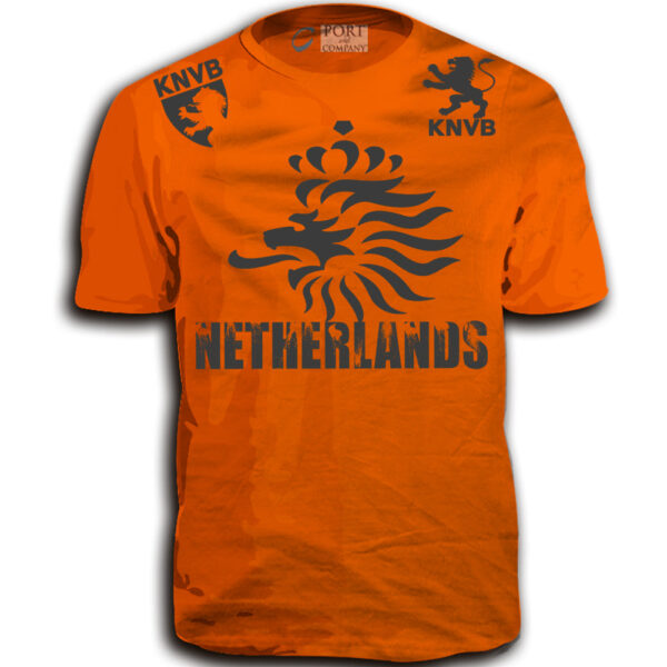 THE NETHERLANDS FIFA WORLD CUP ADULT SOCCER FLAG T-SHIRT