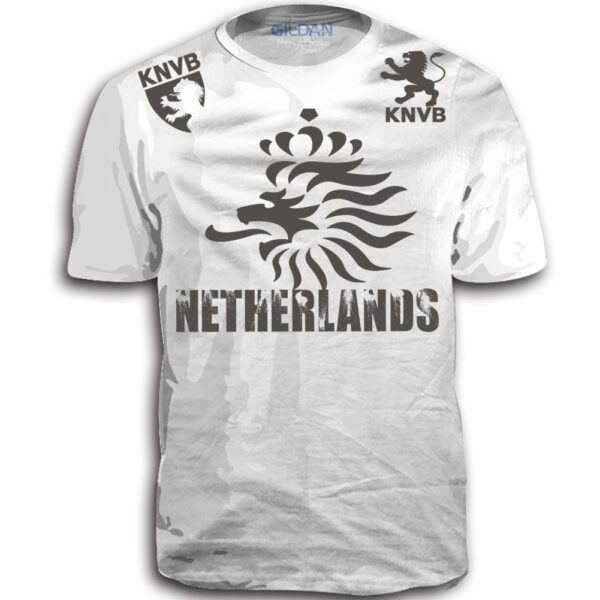 THE NETHERLANDS FIFA WORLD CUP ADULT SOCCER FLAG T-SHIRT