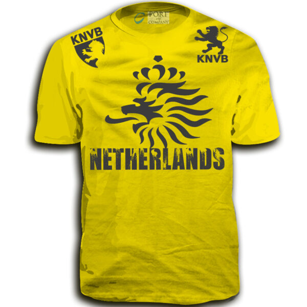 THE NETHERLANDS FIFA WORLD CUP ADULT SOCCER FLAG T-SHIRT