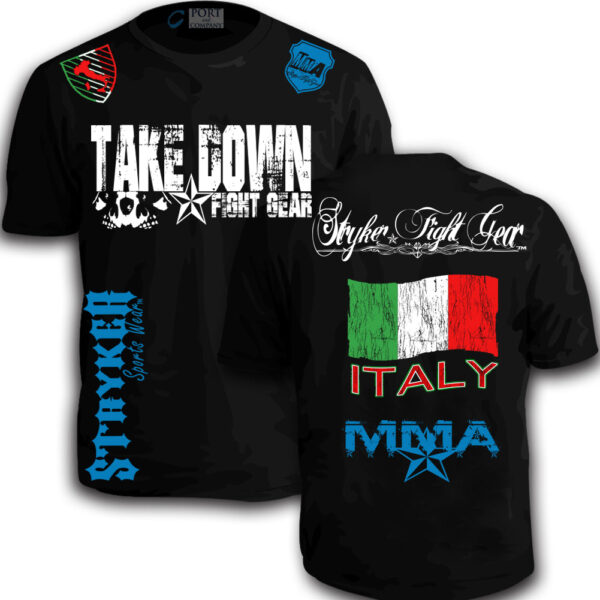 ITALY STRYKER FIFA WORLD CUP SOCCER MMA MENS T-SHIRT