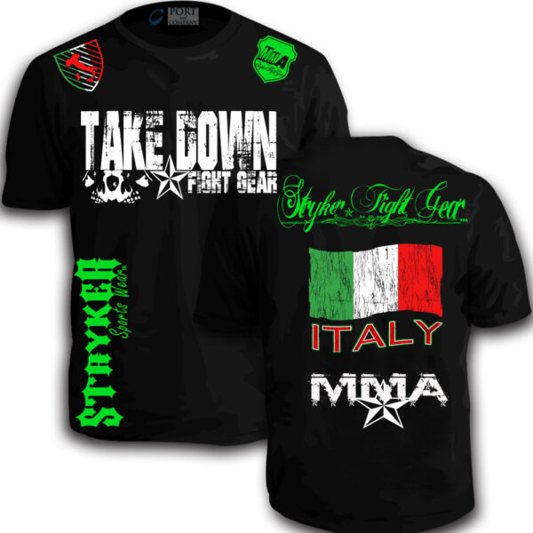 ITALY STRYKER FIFA WORLD CUP SOCCER MMA MENS T-SHIRT